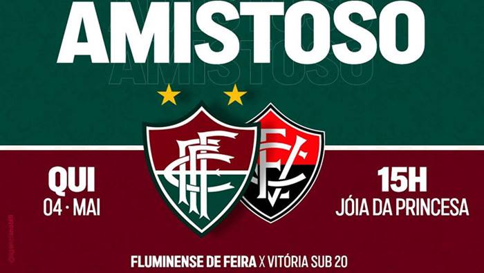 Fluminense de Feira fará amistoso contra o Sub-20 do Vitória nesta quinta