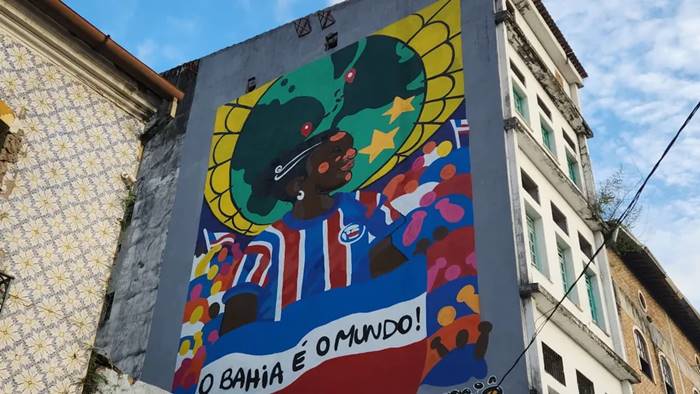 Bahia inaugura painel em Salvador e visita Obras Sociais Irmã Dulce com comitiva do City