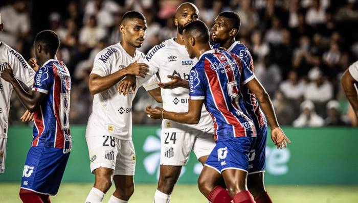 Bahia empata com o Santos na Vila e joga por triunfo simples na Fonte 