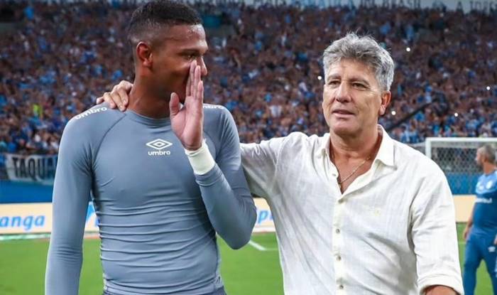 Renato Gaúcho deseja boa sorte para Adriel no Bahia: ‘Não esquece meus conselhos’