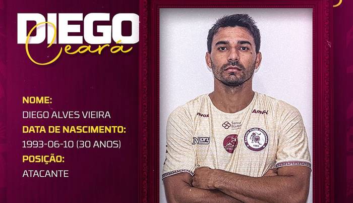 Regularizado, centroavante pode estrear pelo Jacuipense neste domingo