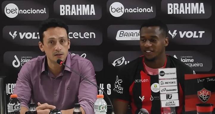 Apresentado, novo reforço se diz empolgado com chegada ao Vitória