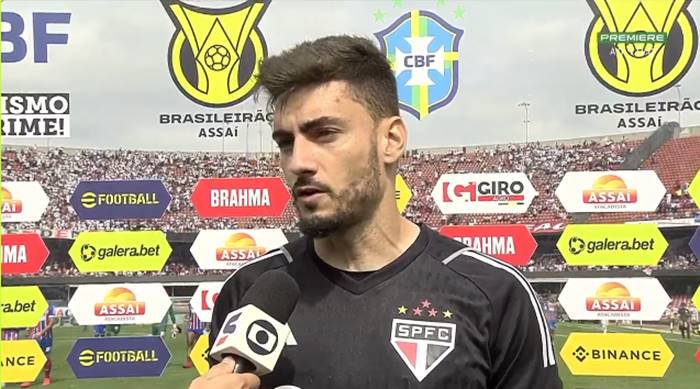 Goleiro do São Paulo destaca boa atuação de Marcos Felipe: ‘Fez grandes defesas’