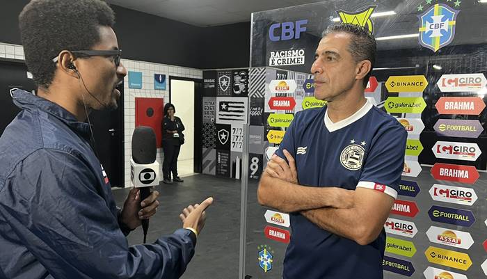 Paiva vê derrota do Bahia para o Botafogo como injusta: “Jogo ingrato”
