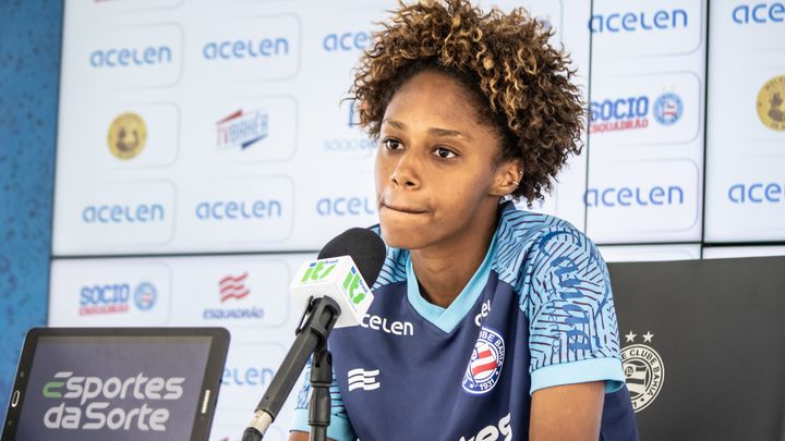 Atacante do Bahia fala sobre preparação para 2ª semifinal do Baiano Feminino