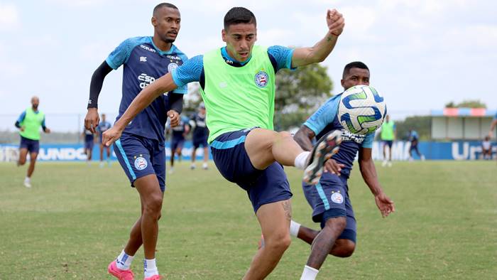 Bahia realiza segundo treino da semana de olho no Flamengo