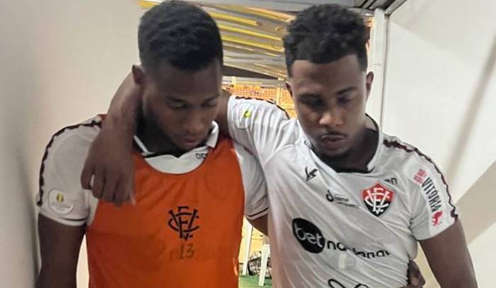 Substituído com dores, volante será reavaliado e preocupa o Vitória