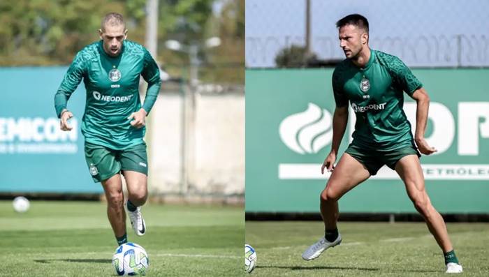 Reforços do Coritiba treinam na folga visando estreia contra o Bahia