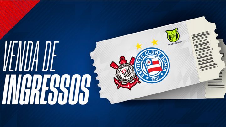 Corinthians x Bahia: Informações sobre ingressos para torcida visitante