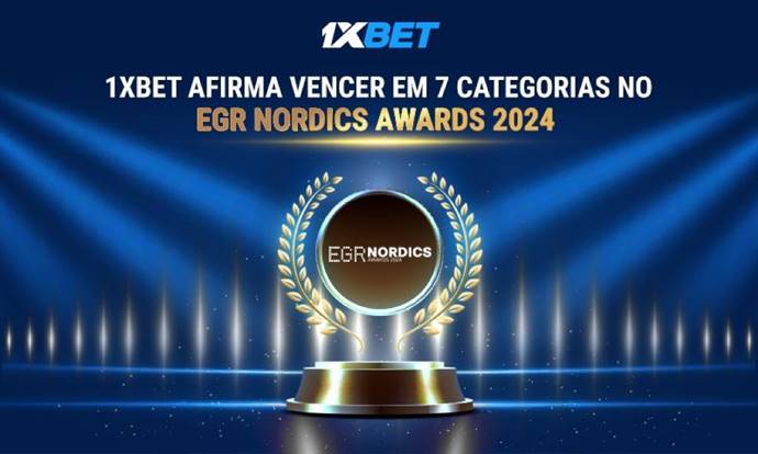 1xBet afirma vencer em 7 categorias no EGR Nordics Awards 2024