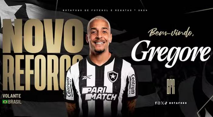 Ex-Bahia, Gregore é anunciado como novo reforço do Botafogo