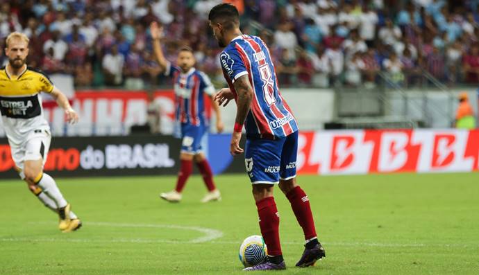 Bahia vence o Criciúma pela Copa do Brasil e leva vantagem do empate para 2º jogo
