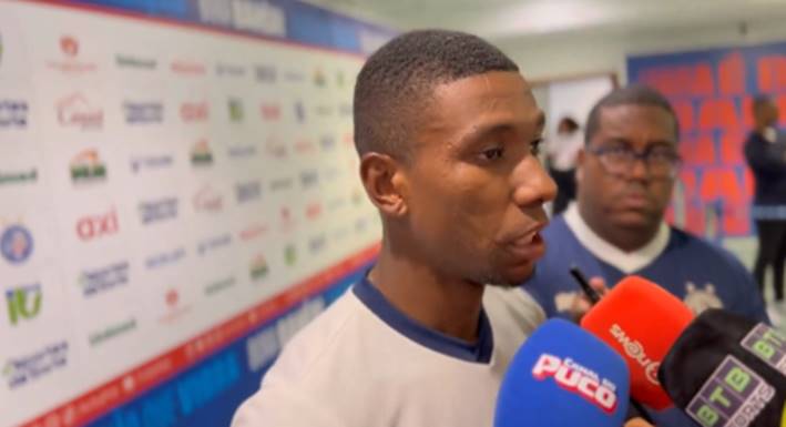 Vídeo: Zagueiro do Bahia chama Vitória de ‘vice’ e volta atrás: “Eita, rival”