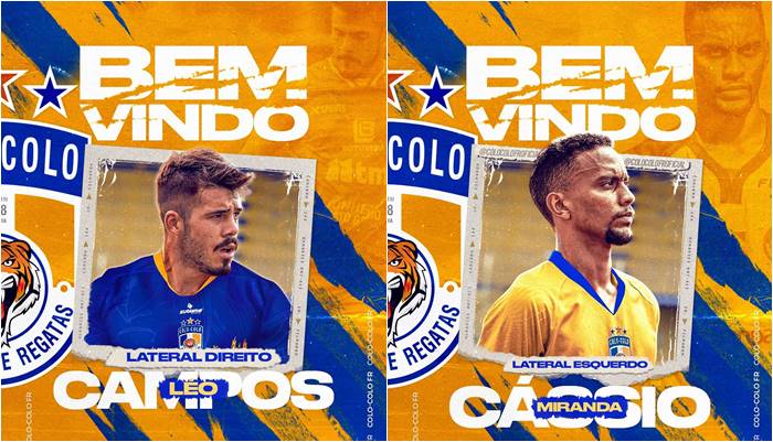 Colo-Colo anuncia mais dois reforços para a Série B do Baiano