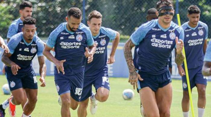 Com Cuesta, Bahia realiza último treino para enfrentar o Criciúma