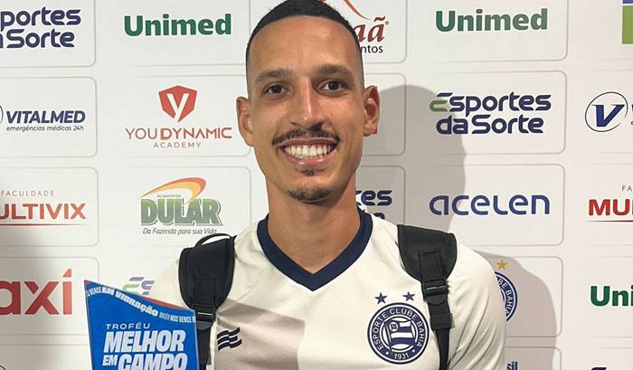 Zagueiro do Bahia celebra boa fase e exalta Ceni: ‘Extrai o melhor de cada um’