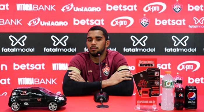 Lucas Arcanjo confia em recuperação do Vitória: “Altos e baixos acontecem”