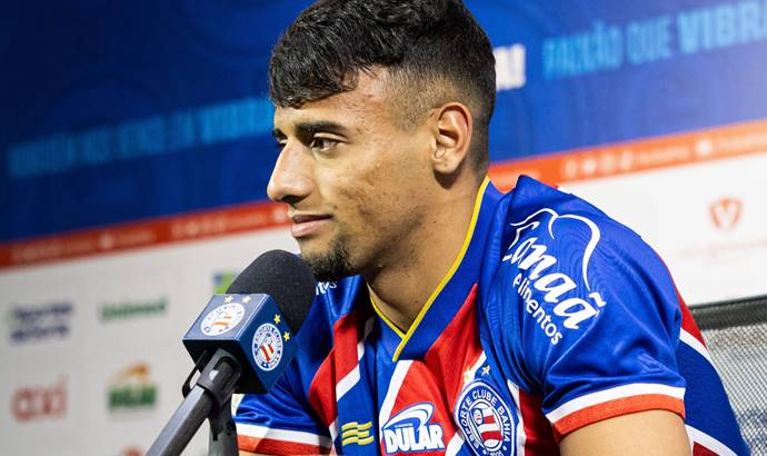 “Eu vim para tentar ganhar títulos importantes no Bahia”, diz Lucho