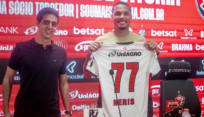 Neris celebra excelente estreia pelo Vitória e elogia Wagner Leonardo