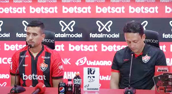Apresentado, novo volante do Vitória projeta estreia contra o Botafogo