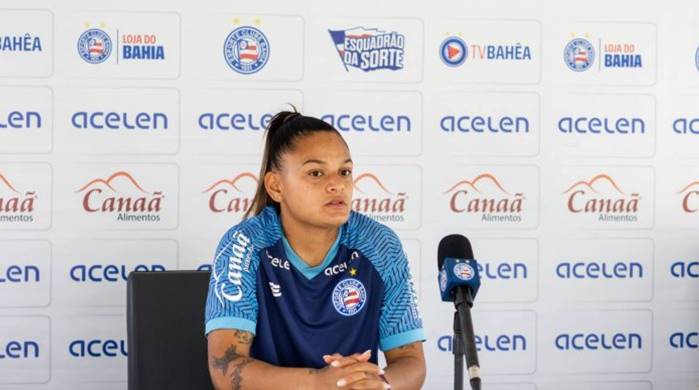 Zagueira do Bahia fala sobre busca pelo pentacampeonato baiano