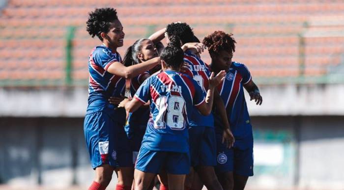 Bahia goleia o Jequié e segue com 100% no Baiano Feminino