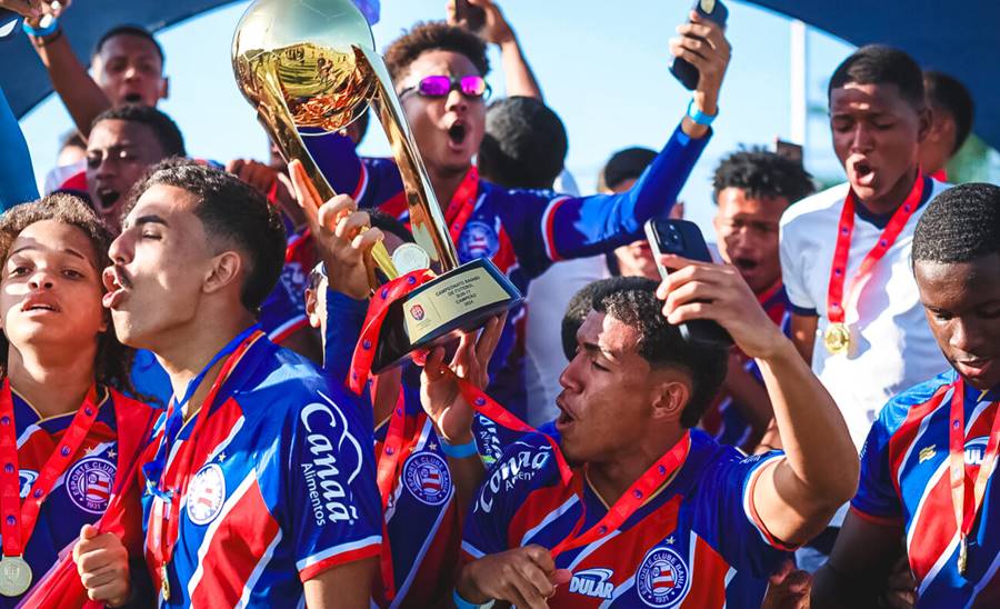 Bahia empata com o Estrela de Março e conquista o Baianão Sub-17