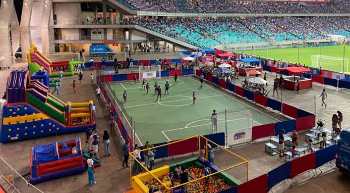 Bahia lança camarote exclusivo para crianças na Arena Fonte Nova