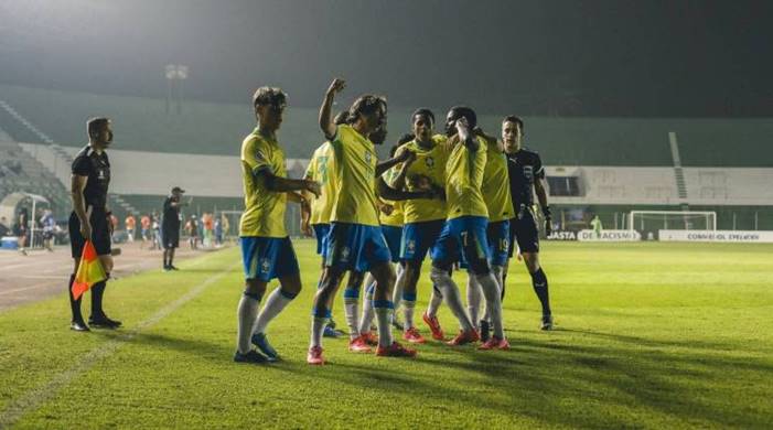 Atacante do Bahia celebra 1º gol pela Seleção no Sul-Americana Sub-16