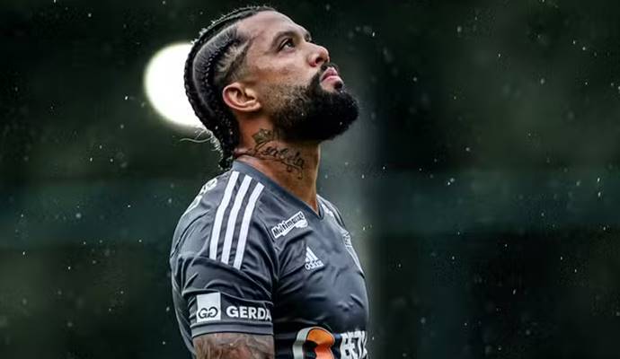 Volante do Atlético-MG vê empate contra o Vitória como lição: ‘Inaceitável’