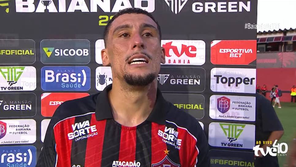 ‘Tivemos mais chances no Ba-Vi, mas faltou o caprichar’, diz volante do Vitória