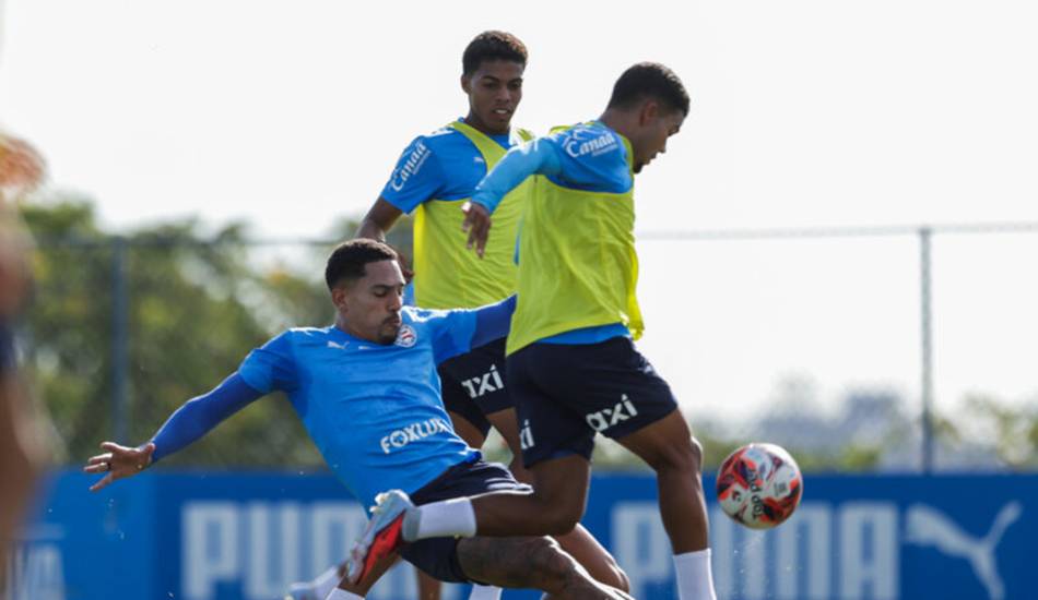 Com três jogadores no DM, Bahia faz último treino para pegar o Jacuipense