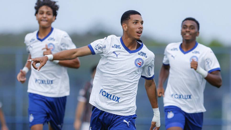 Dell marca, e Bahia vence o Fluminense pelo Brasileiro Sub-20