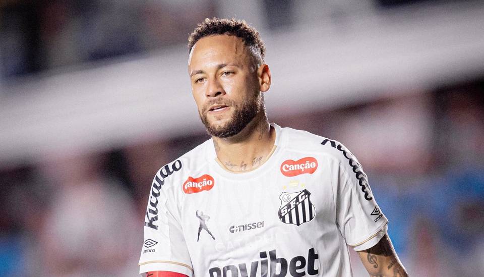 Neymar pode ficar fora do jogo contra o Bahia na Fonte Nova