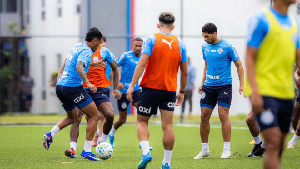 Bahia tem mais um dia de treinamento com foco no Cruzeiro
