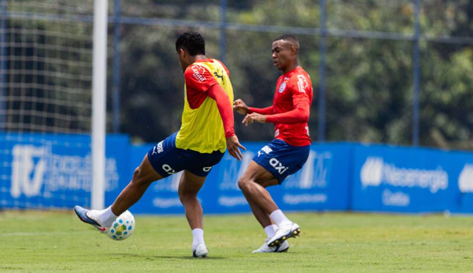 Elenco do Bahia tem mais um dia de trabalho com foco no Flamengo